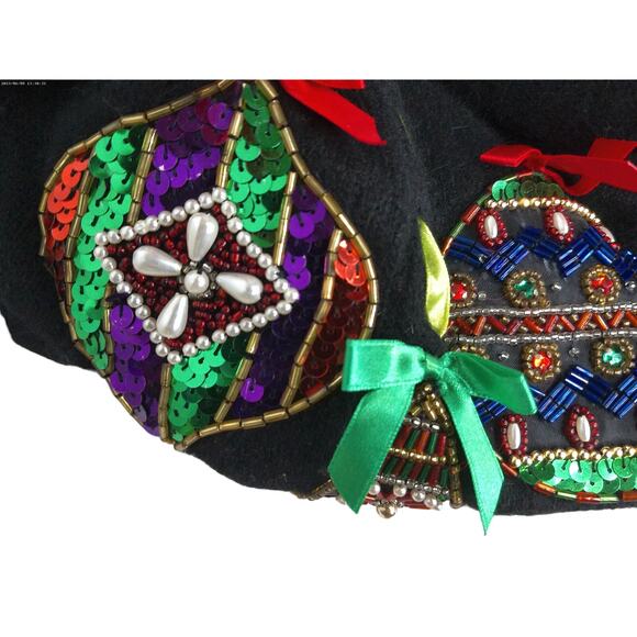 Vintage Design Options Christmas Cardigan Sweater Size Medium - Picture 10 of 11